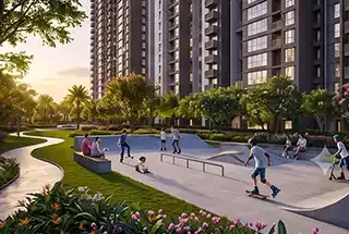 Skate Park at The Earthscape by Bricks and Milestones