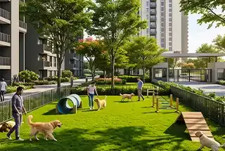 Pet Park at The Earthscape by Bricks and Milestones