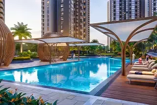 Swimming Pool at The Earthscape by Bricks and Milestones