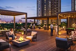 Rooftop Lounge at The Earthscape by Bricks and Milestones