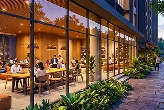 Co-Working Lounges at The Earthscape by Bricks and Milestones